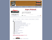 Tablet Screenshot of anguswebmail.ca